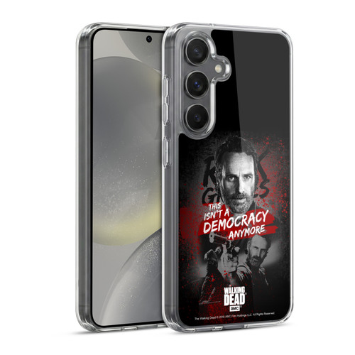 AMC The Walking Dead Rick Grimes Legacy Democracy Soft Gel Case for Samsung Galaxy S24 5G & MagSafe