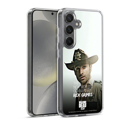 AMC The Walking Dead Rick Grimes Legacy Deputy Hat Soft Gel Case for Samsung Galaxy S24 5G & MagSafe
