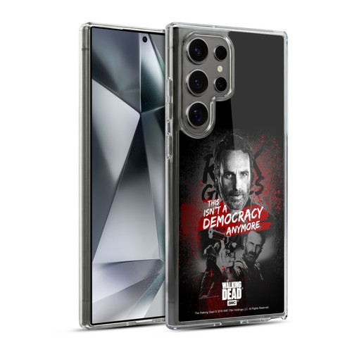 AMC The Walking Dead Rick Grimes Legacy Democracy Soft Gel Case for Samsung Galaxy S24 Ultra 5G & MagSafe