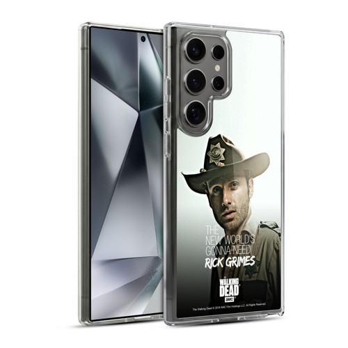 AMC The Walking Dead Rick Grimes Legacy Deputy Hat Soft Gel Case for Samsung Galaxy S24 Ultra 5G & MagSafe