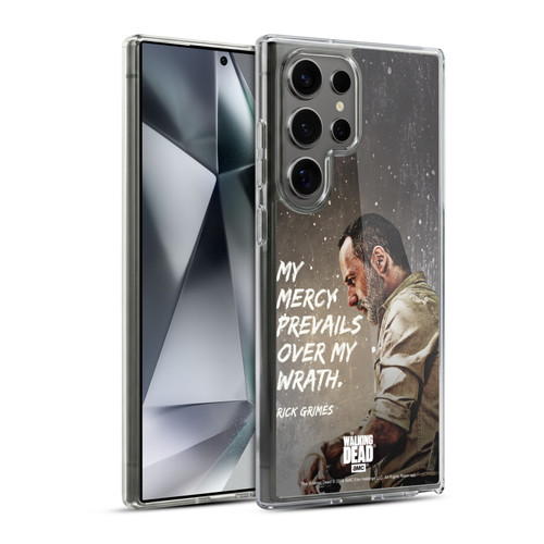 AMC The Walking Dead Rick Grimes Legacy Mercy Prevails Soft Gel Case for Samsung Galaxy S24 Ultra 5G & MagSafe