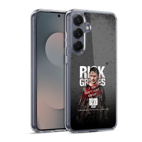 AMC The Walking Dead Rick Grimes Legacy Bloody Poncho Soft Gel Case for Samsung Galaxy S25 & MagSafe