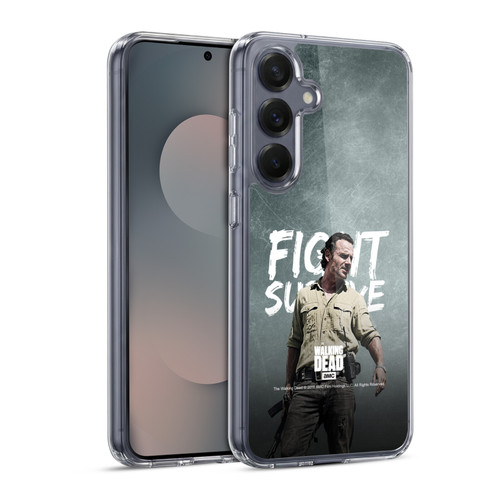 AMC The Walking Dead Rick Grimes Legacy Fight Survive Soft Gel Case for Samsung Galaxy S25 & MagSafe