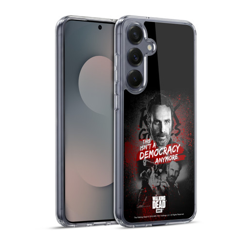 AMC The Walking Dead Rick Grimes Legacy Democracy Soft Gel Case for Samsung Galaxy S25+ & MagSafe