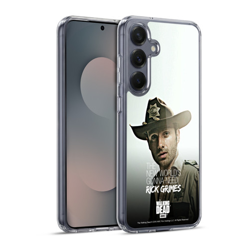 AMC The Walking Dead Rick Grimes Legacy Deputy Hat Soft Gel Case for Samsung Galaxy S25+ & MagSafe