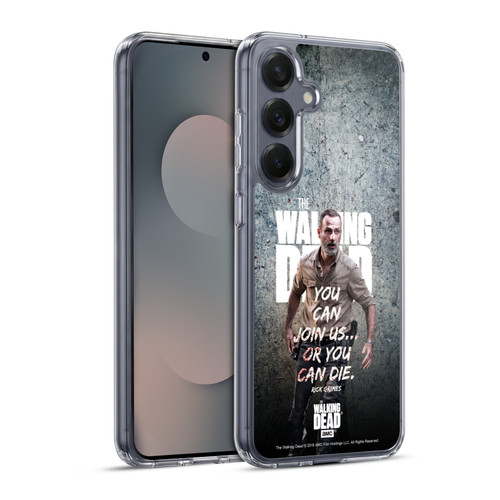 AMC The Walking Dead Rick Grimes Legacy Join Us Soft Gel Case for Samsung Galaxy S25+ & MagSafe