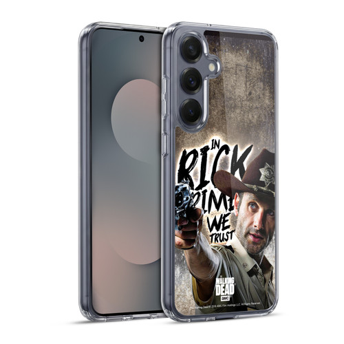 AMC The Walking Dead Rick Grimes Legacy Sheriff's Deputy Soft Gel Case for Samsung Galaxy S25+ & MagSafe