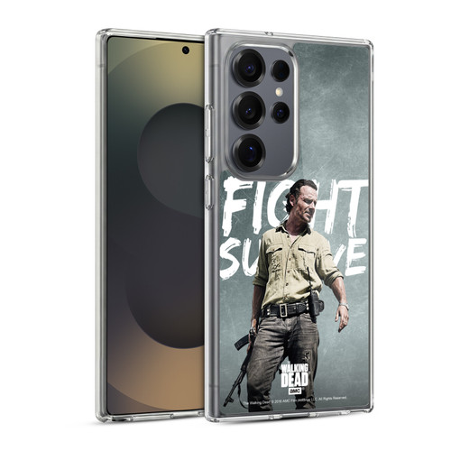 AMC The Walking Dead Rick Grimes Legacy Fight Survive Soft Gel Case for Samsung Galaxy S25 Ultra & MagSafe
