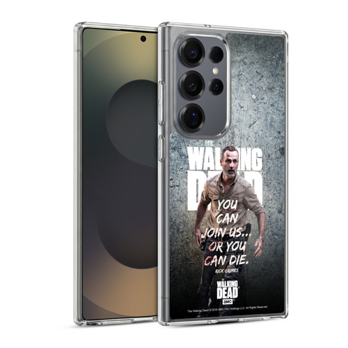 AMC The Walking Dead Rick Grimes Legacy Join Us Soft Gel Case for Samsung Galaxy S25 Ultra & MagSafe