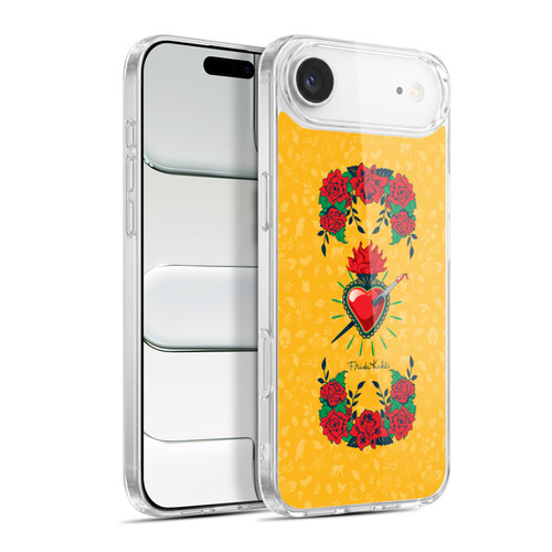 Frida Kahlo Icons Heart and Roses Soft Gel Case for Apple iPhone 17 Air