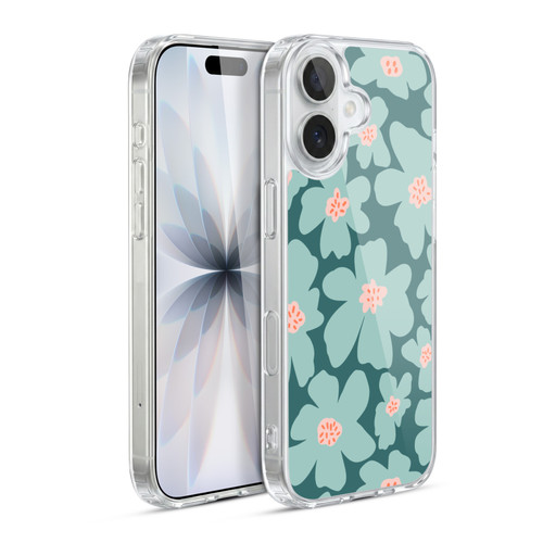 Gabriela Thomeu Retro Daisy Green Soft Gel Case for Apple iPhone 17