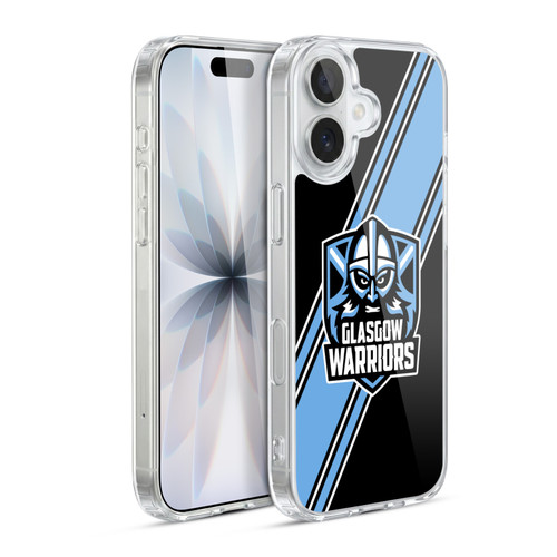 Glasgow Warriors Logo 2 Diagonal Stripes Soft Gel Case for Apple iPhone 17