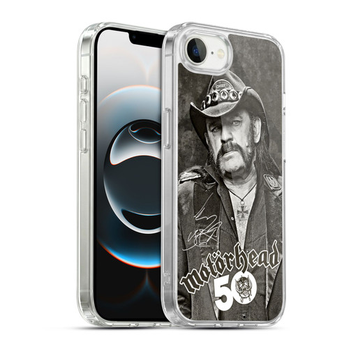 Motorhead 50th Anniversary Lemmy Soft Gel Case for Apple iPhone 16e / Apple iPhone 17e & MagSafe