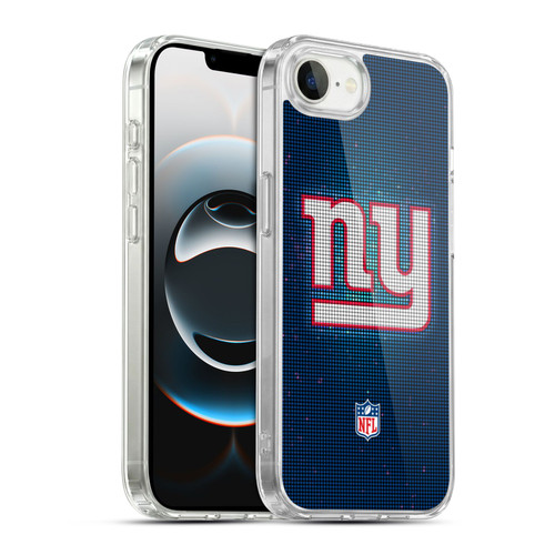 NFL New York Giants Artwork LED Soft Gel Case for Apple iPhone 16e / Apple iPhone 17e & MagSafe