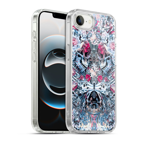 Riza Peker Skulls 9 Twin Skull Soft Gel Case for Apple iPhone 16e / Apple iPhone 17e & MagSafe