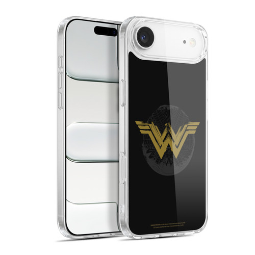 Wonder Woman Movie Logos Distressed Look Soft Gel Case for Apple iPhone 17 Air