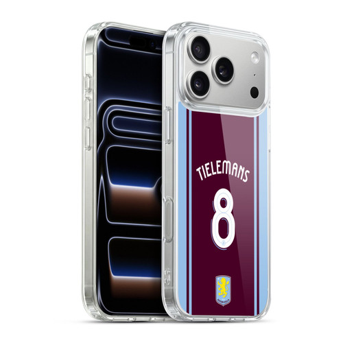 Aston Villa Football Club 2024/25 Crest Player Kit Youri Tielemans Soft Gel Case for Apple iPhone 17 Pro Max