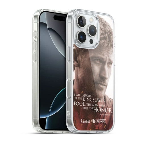 HBO Game of Thrones Character Portraits Jaime Lannister Soft Gel Case for Apple iPhone 16 Pro & MagSafe