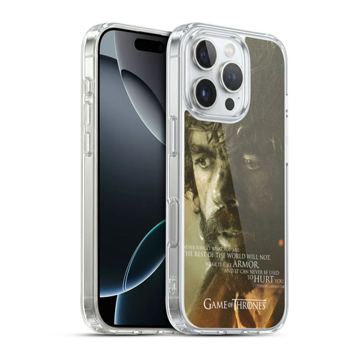 HBO Game of Thrones Character Portraits Tyrion Lannister Soft Gel Case for Apple iPhone 16 Pro & MagSafe