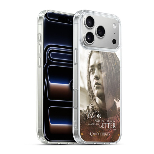 HBO Game of Thrones Character Portraits Arya Stark Soft Gel Case for Apple iPhone 17 Pro Max