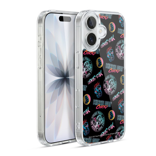 Cobra Kai Key Art Strike Hard Logo Pattern Soft Gel Case for Apple iPhone 17