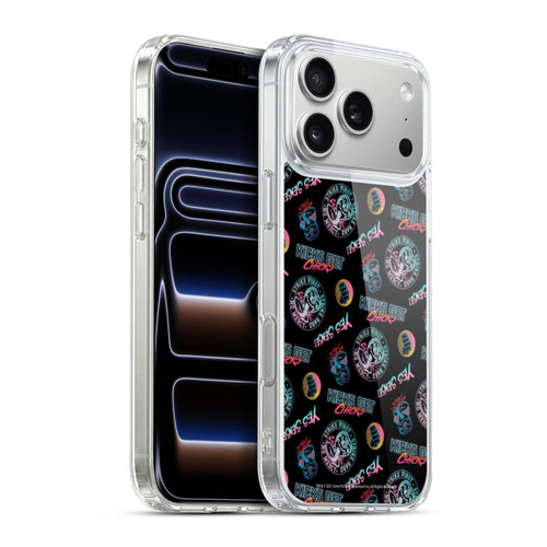 Cobra Kai Key Art Strike Hard Logo Pattern Soft Gel Case for Apple iPhone 17 Pro Max