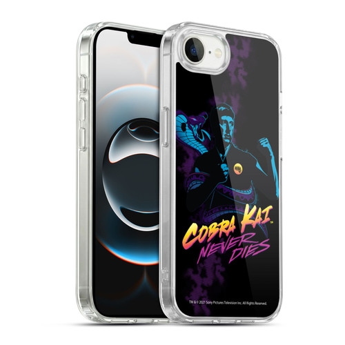 Cobra Kai Key Art Johnny Lawrence Never Dies Soft Gel Case for Apple iPhone 16e / Apple iPhone 17e & MagSafe