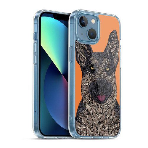 Valentina Dogs German Shepherd Soft Gel Case for Apple iPhone 13 Mini & MagSafe