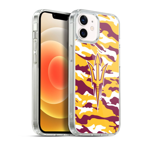 Arizona State University ASU Arizona State Art Camou Soft Gel Case for Apple iPhone 12 / iPhone 12 Pro & MagSafe