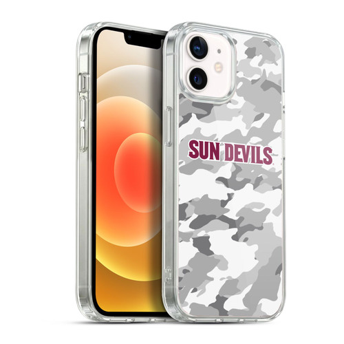 Arizona State University ASU Arizona State Art Camou Winter Soft Gel Case for Apple iPhone 12 / iPhone 12 Pro & MagSafe