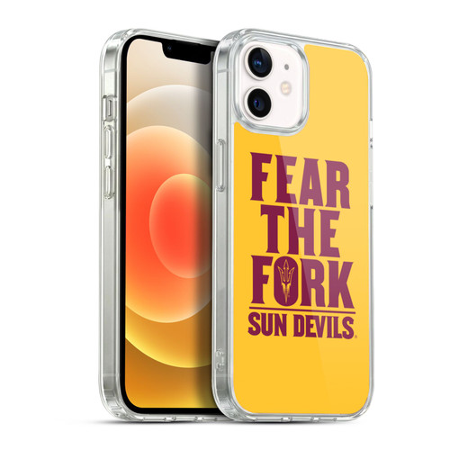 Arizona State University ASU Arizona State Art Fear The Fork Soft Gel Case for Apple iPhone 12 / iPhone 12 Pro & MagSafe