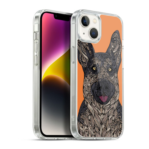 Valentina Dogs German Shepherd Soft Gel Case for Apple iPhone 14 Plus & MagSafe