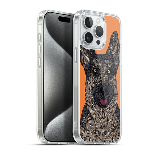 Valentina Dogs German Shepherd Soft Gel Case for Apple iPhone 15 Pro Max & MagSafe