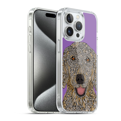 Valentina Dogs Golden Retriever Soft Gel Case for Apple iPhone 15 Pro & MagSafe