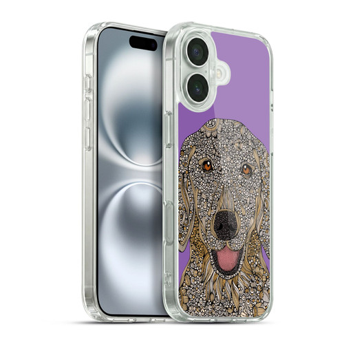 Valentina Dogs Golden Retriever Soft Gel Case for Apple iPhone 16 Plus & MagSafe