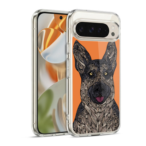 Valentina Dogs German Shepherd Soft Gel Case for Google Pixel 9 / Pixel 9 Pro