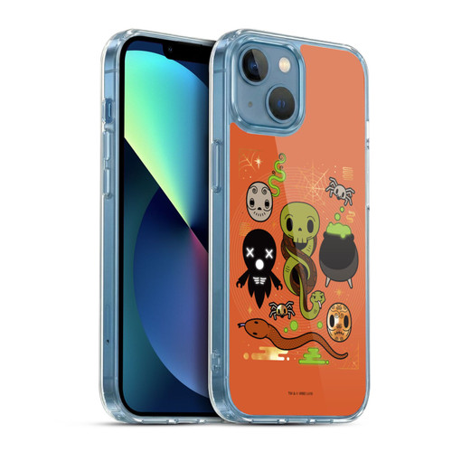 Harry Potter Deathly Hallows III Villains 1 Soft Gel Case for Apple iPhone 13 Mini & MagSafe