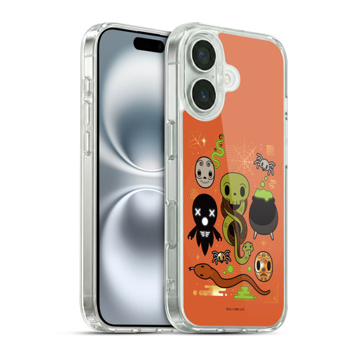 Harry Potter Deathly Hallows III Villains 1 Soft Gel Case for Apple iPhone 16 & MagSafe