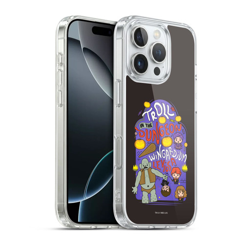 Harry Potter Deathly Hallows III Troll Dungeon Soft Gel Case for Apple iPhone 16 Pro & MagSafe