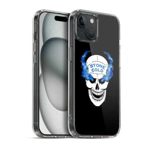 WWE Stone Cold Steve Austin Retro Skull Soft Gel Case for Apple iPhone 15 Plus & MagSafe