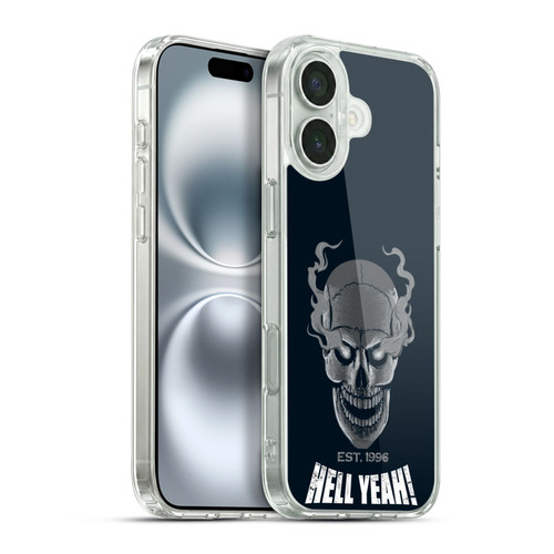 WWE Stone Cold Steve Austin Hell Yeah Soft Gel Case for Apple iPhone 16 Plus & MagSafe