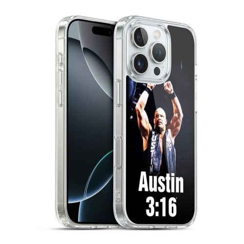 WWE Stone Cold Steve Austin Photo Soft Gel Case for Apple iPhone 16 Pro & MagSafe