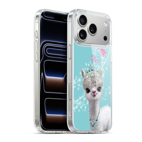 Animal Club International Royal Faces Llama Soft Gel Case for Apple iPhone 17 Pro Max