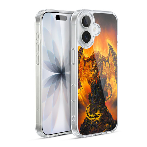 Ed Beard Jr Dragons Harbinger Of Fire Soft Gel Case for Apple iPhone 17