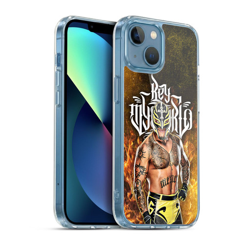 WWE Rey Mysterio Portrait Soft Gel Case for Apple iPhone 13 Mini & MagSafe