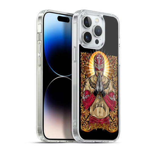 WWE Rey Mysterio Glow Soft Gel Case for Apple iPhone 13 Pro Max & MagSafe