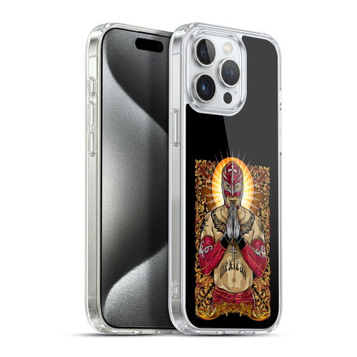 WWE Rey Mysterio Glow Soft Gel Case for Apple iPhone 15 Pro Max & MagSafe