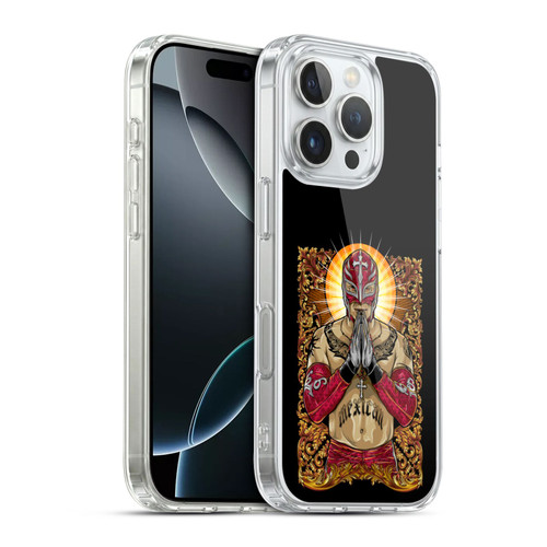 WWE Rey Mysterio Glow Soft Gel Case for Apple iPhone 16 Pro & MagSafe