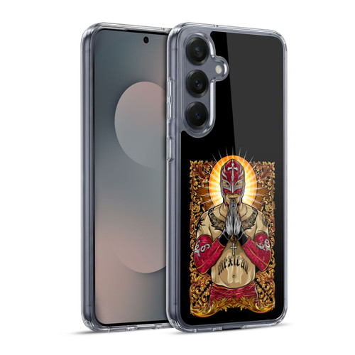 WWE Rey Mysterio Glow Soft Gel Case for Samsung Galaxy S25+ & MagSafe