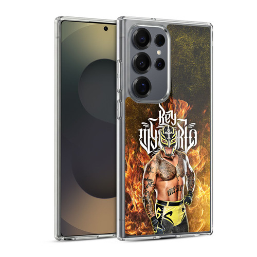WWE Rey Mysterio Portrait Soft Gel Case for Samsung Galaxy S25 Ultra & MagSafe